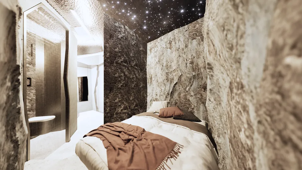 Espace nuit dans un container
