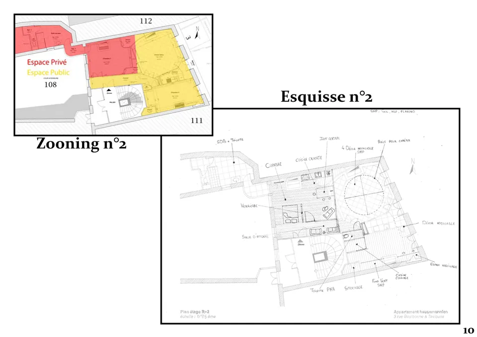 Zoning et esquisse n° 2