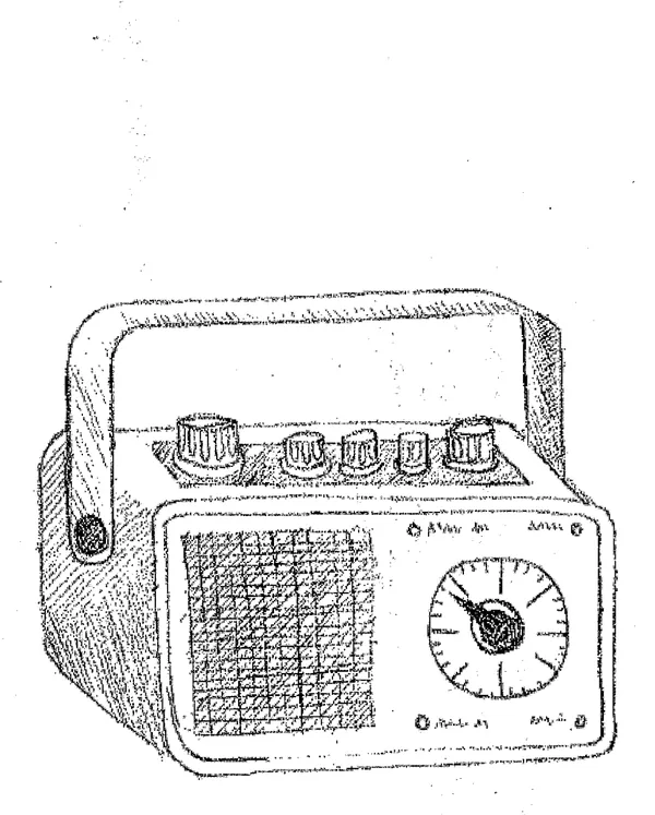 Radio, hachures croisées